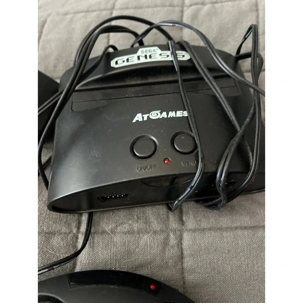 AtGames Sega Genesis Classic Game Console 2 Wireless Controllers AV Cables Parts